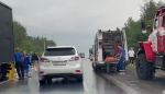 Массовое ДТП на трассе Тула-Новомосковск вызвало многокилометровую пробку
