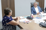 Дмитрий Миляев провел личный прием жителей Тульской области