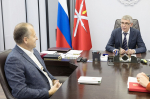 Дмитрий Миляев встретился с президентом Всероссийской федерации рукопашного боя Дмитрием Ивановым
