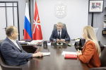 Дмитрий Миляев встретился с президентом Всероссийской федерации рукопашного боя Дмитрием Ивановым