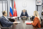 Дмитрий Миляев встретился с президентом Всероссийской федерации рукопашного боя Дмитрием Ивановым