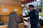 В Кимовске, Богородицке и палаточном лагере «Лидер» спасатели провели профилактические беседы с гражданами