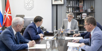 Дмитрий Миляев встретился с руководством компании «Гланит» - Правительство области