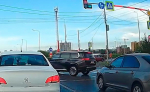 На Восточном обводе встретили странного водителя