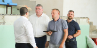 Илья Беспалов проинспектировал капитальный ремонт ФОКа в Плеханово - ИА Тульская пресса.Ru