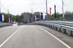 Дмитрий Миляев открыл движение по путепроводу в Узловой