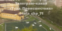 Осадки в виде пенопласта: из-за непогоды на улице Михеева в Туле разлетелся пенопласт со строящейся многоэтажки - ИА Тульская служба новостей