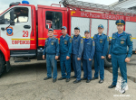 В Ефремове пожарные спасли собаку из канализационного люка