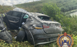 Двое взрослых и трое детей пострадали в аварии-перевертыше под Тулой