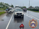 Два автомобиля столкнулись под Киреевском 4 августа