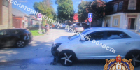 На улице Гоголевской в Туле иномарка устроила тройное ДТП - ИА Тульская служба новостей