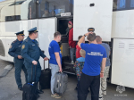 Дети из Курской области прибыли в тульский оздоровительный лагерь
