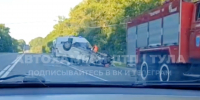 Под Чернью на автодороге М-2 Крым пострадали два человека в ДТП - ТК Первый Тульский