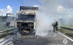 На трассе в Киреевском районе сгорела фура