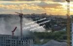 Частный дом загорелся на улице Карла Либкнехта в Туле