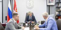 Дмитрий Миляев провел встречу с бенефициаром компании «Тульский завод растительных масел» Эдуардом Коченовым - Правительство области