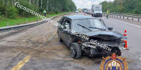 Тулячка за рулем «ВАЗа» потеряла управление и врезалась в ограждение на трассе М-4 «Дон» - ИА Тульская служба новостей