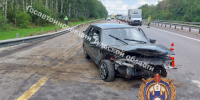 Автоледи влетела в барьерное ограждение на трассе под Тулой - ИА Тульская пресса.Ru