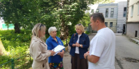Олеся Филина приняла участие в приемке работ по проекту «Наш город» - Единая Россия
