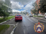 В Туле самокатчик неудачно перешел дорогу