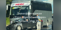 Новомосковское шоссе в Туле встало в огромной пробке из-за ДТП с автобусом - ИА Тульская служба новостей