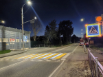 В Тульской области проверили работу проекционных пешеходных переходов вблизи образовательных учреждений