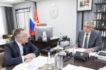 Дмитрий Миляев обсудил с Эдуардом Головиным модернизацию коммунальной инфраструктуры