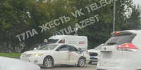 На улице Рязанской в Туле произошло массовое ДТП утром 3 сентября - ИА Тульская служба новостей