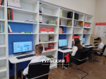 В Узловой открылась модельная библиотека с сенсорными книгами