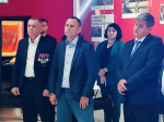 Сергей Гребенщиков и Дмитрий Андросов приняли участие в открытии фотовыставки "Хроники террора украинского неонацистского режима"