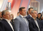 Сергей Гребенщиков и Дмитрий Андросов приняли участие в открытии фотовыставки "Хроники террора украинского неонацистского режима"
