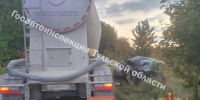 Под Тулой произошло смертельное ДТП: легковушка врезалась в грузовик - Комсомольская Правда