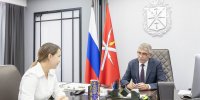 Дмитрий Миляев встретился с руководителем Тульского государственного цирка Светланой Олейниковой - Правительство области