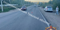 Мотоциклист без прав влетел в «Мерседес» под Ефремовом - Молодой коммунар