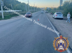 Мотоциклист без прав влетел в «Мерседес» под Ефремовом