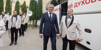 Дмитрий Миляев передал Губернаторскому духовому оркестру автобус в честь 30-летнего юбилея - ИА Тульская служба новостей