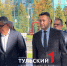 Дмитрия Миляева угостили блинами в сквере Новомосковска - ТК Первый Тульский