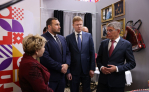 Дмитрий Миляев посетил стенд Тульской области на выставке «Регион-2030. Платформа Будущего» в Москве