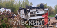 В ДТП с пассажирским автобусом под Ефремовом пострадали 15 человек - ТК Первый Тульский