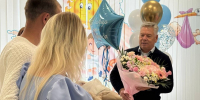 Николай Воробьев поздравил семью участника СВО с рождением сына и подарил перинатальному центру новые роутеры - Единая Россия