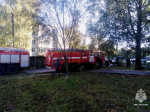 Пожилую женщину и ребенка спасли из горящего дома в Ефремове Тульской области