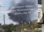 В Туле на Приупской улице загорелась дача