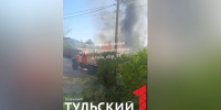 В Туле на улице Приупской загорелась дача - ТК Первый Тульский