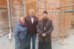 ДМИТРИЙ АНДРОСОВ ПОМОГАЕТ ВОССТАНАВЛИВАТЬ ХРАМ