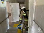 Кимовские спасатели потушили условный пожар в психоневрологическом интернате