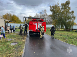 Кимовские спасатели потушили условный пожар в психоневрологическом интернате