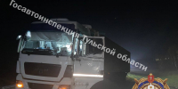 Под Тулой на трассе М-4 тягач протаранил два встречных авто - ТК Первый Тульский