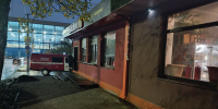 В Туле на улице Николая Руднева загорелось кафе "Обжорка" - ТК Первый Тульский