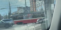 В Туле из-за ДТП на улице Советской "встали трамваи" - ТК Первый Тульский