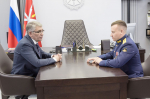 Губернатор с Дмитрием Шуваевым
